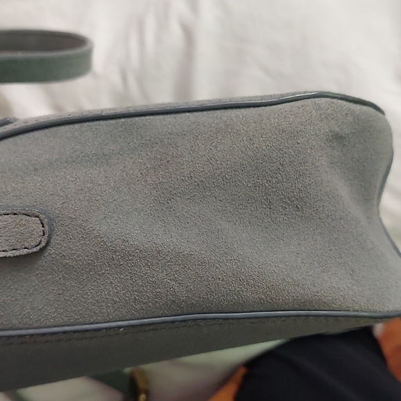 Acote suede grayish blue bag. - Picture 11 of 11